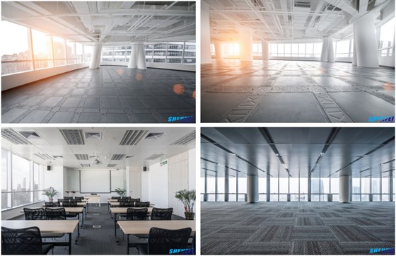 OA扣槽式網(wǎng)絡地板安裝效果